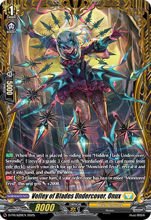 Volley of Blades Undercover, Onux
