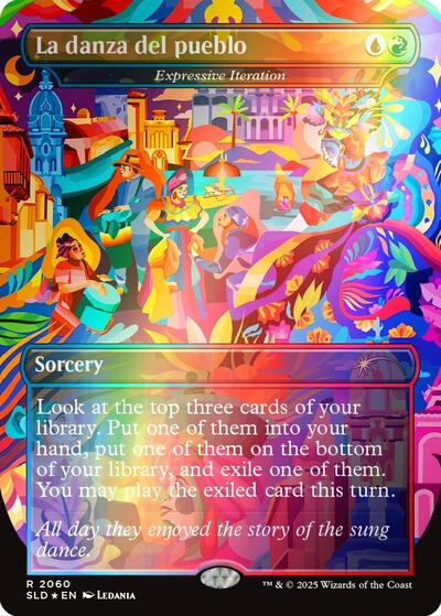 La danza del pueblo Expressive Iteration Rainbow Foil