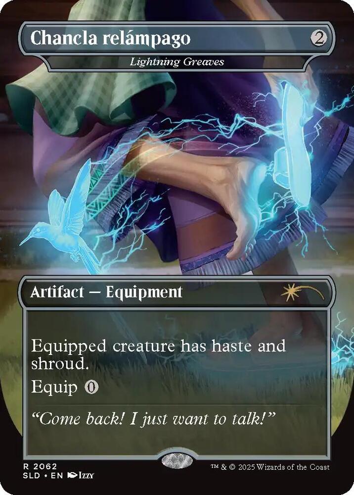 Chancla relmpago - Lightning Greaves - Secret Lair Drop Series - Magic:  The Gathering