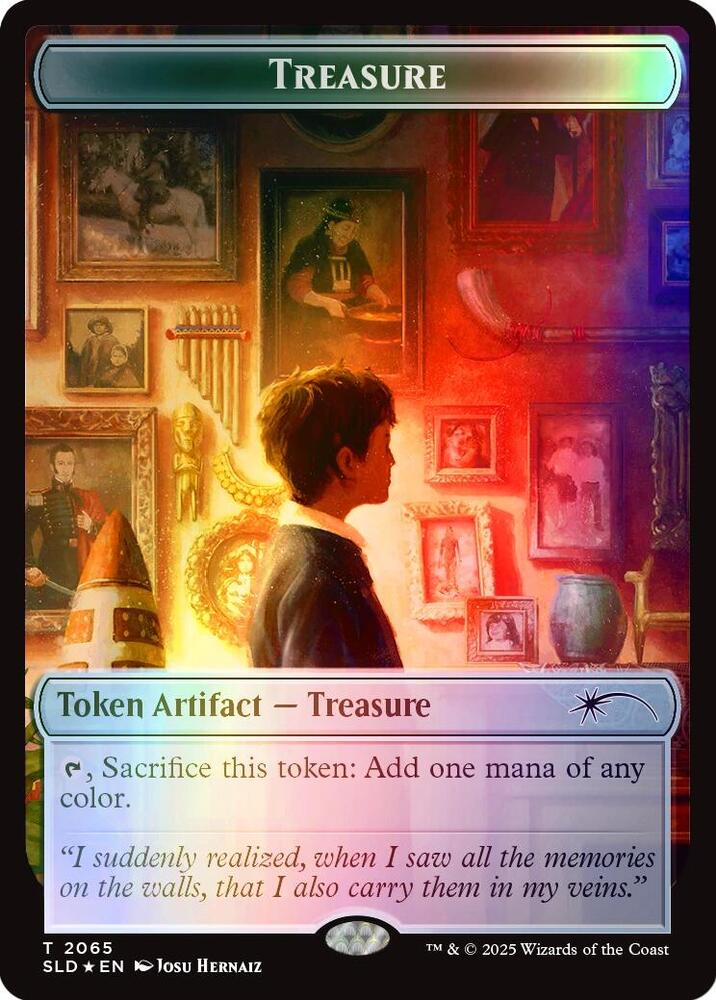 Treasure Token (2065) (Rainbow Foil) - Secret Lair Drop Series