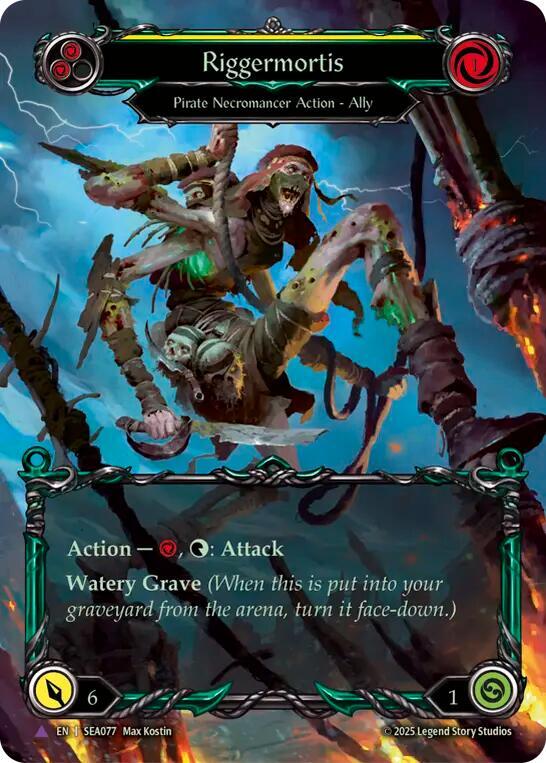 リガーモーティス/Riggermortis CF 3枚 fab JP】[海賊・死霊術師] リガーモーティス/Riggermortis (黄)「C