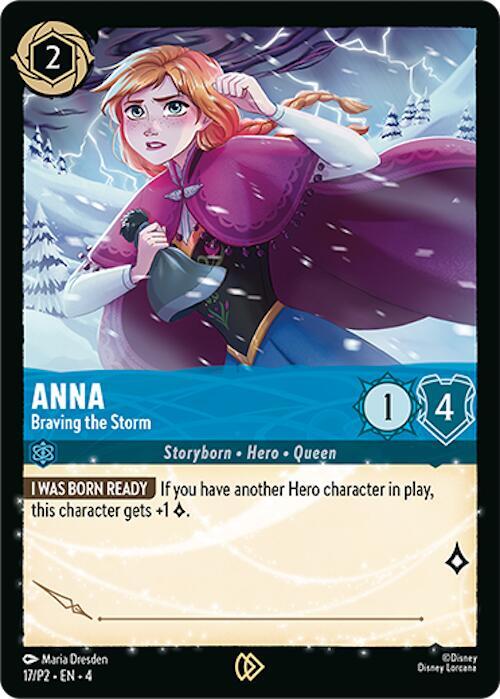 Anna - Braving the Storm - Disney Lorcana Promo Cards - Disney