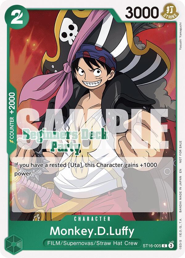 Monkey.D.Luffy (Beginners Deck Party [ST-23] - [ST-28