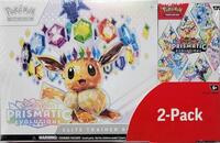 Costco Pokemon Prismatic Evolutions 2-Pack Trainer Box and Booster Bundle Pokemon card image
