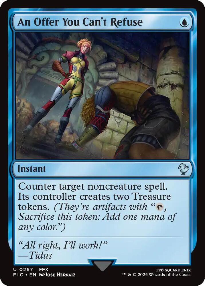 An Offer You Can't Refuse (Surge Foil) - Commander: FINAL FANTASY