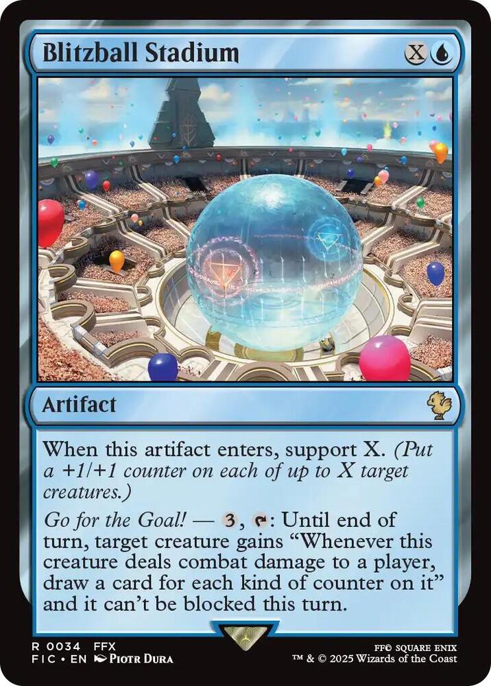 Blitzball Stadium (Surge Foil) - Commander: FINAL FANTASY - Magic