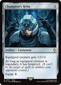Champion's Helm (Surge Foil) - Commander: FINAL FANTASY - Magic: The Gathering card