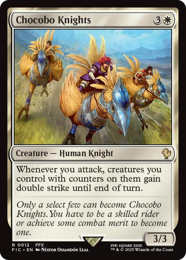 Chocobo Knights (Surge Foil) - Commander: FINAL FANTASY - Magic