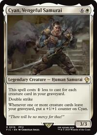 Cyan, Vengeful Samurai (Surge Foil)