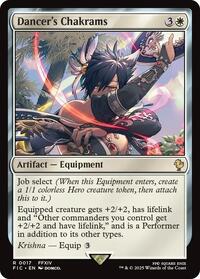 Dancer's Chakrams (Surge Foil) - Commander: FINAL FANTASY - Magic: The Gathering card