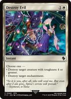 撃退　foil Destroy Evil (Surge Foil) - Commander: FINAL FANTASY - Magic: The