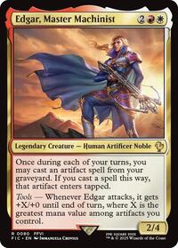 Edgar, Master Machinist (Surge Foil) - Commander: FINAL FANTASY - Magic: The Gathering card