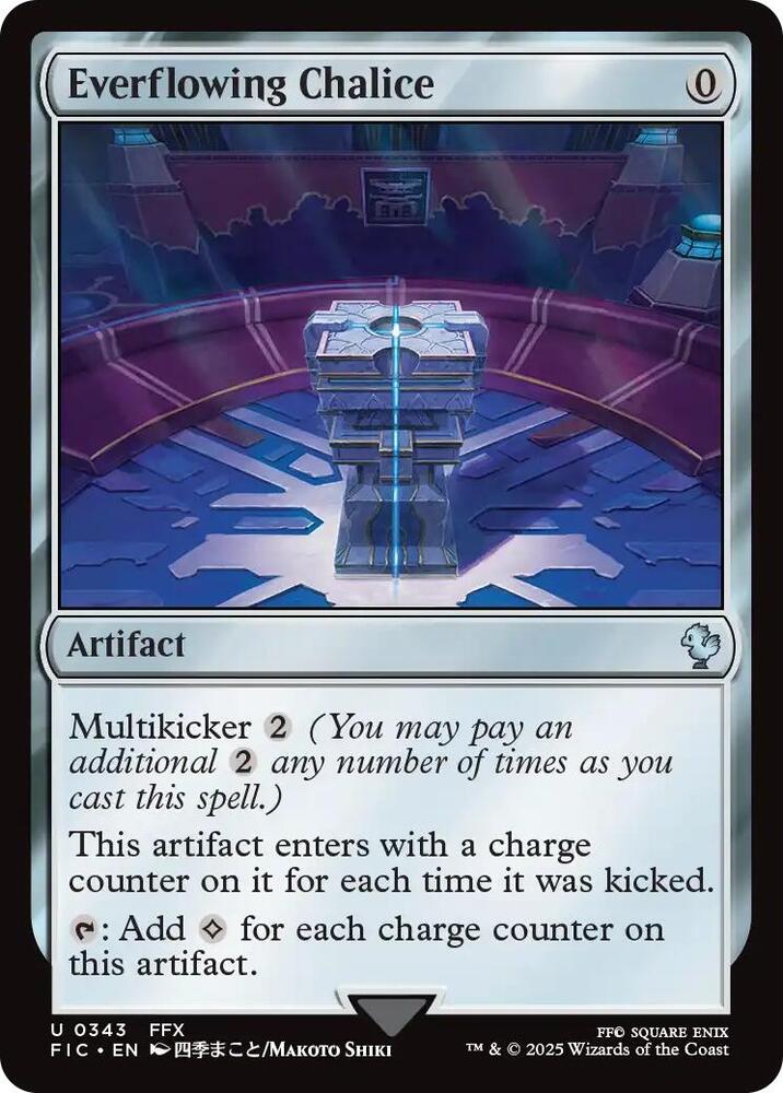 Everflowing Chalice (Surge Foil) - Commander: FINAL FANTASY