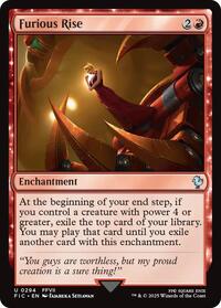 Furious Rise (Surge Foil) - Commander: FINAL FANTASY - Magic: The Gathering card