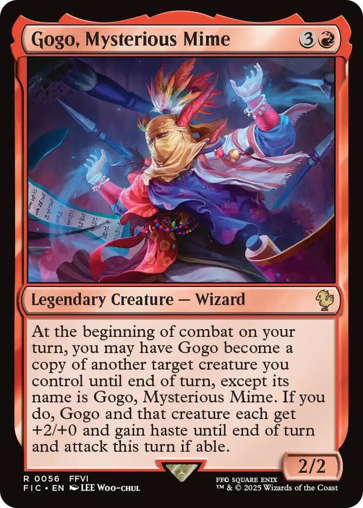 Gogo, Mysterious Mime (Surge Foil) - Commander: FINAL FANTASY