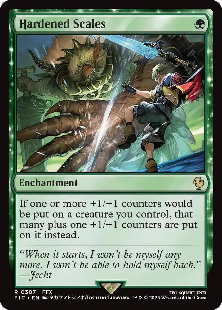 Hardened Scales (Surge Foil) - Commander: FINAL FANTASY - Magic: The ...