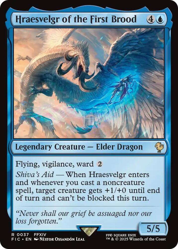 Hraesvelgr of the First Brood (Surge Foil) - Commander: FINAL
