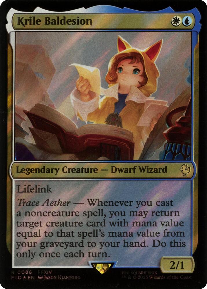 Krile Baldesion (Surge Foil) - Commander: FINAL FANTASY - Magic: The Gathering Krile Baldesion (Surge Foil) - Commander: FINAL FANTASY - Magic: The Gathering
