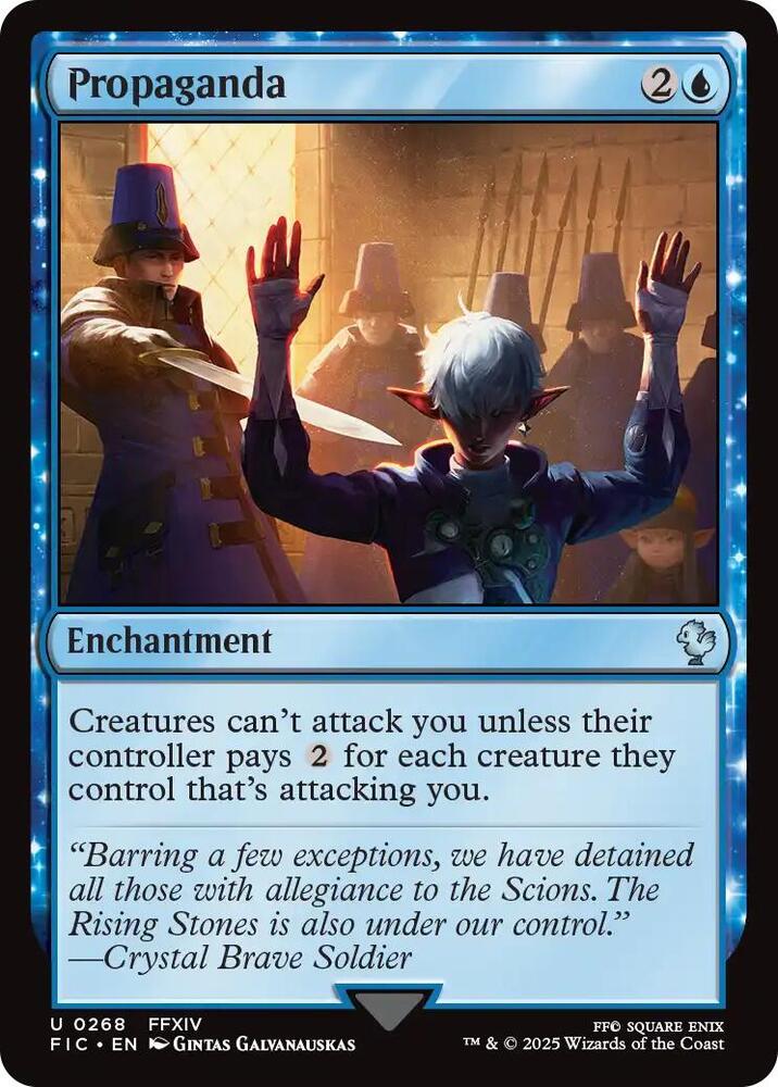 Propaganda (Surge Foil) - Commander: FINAL FANTASY - Magic: The