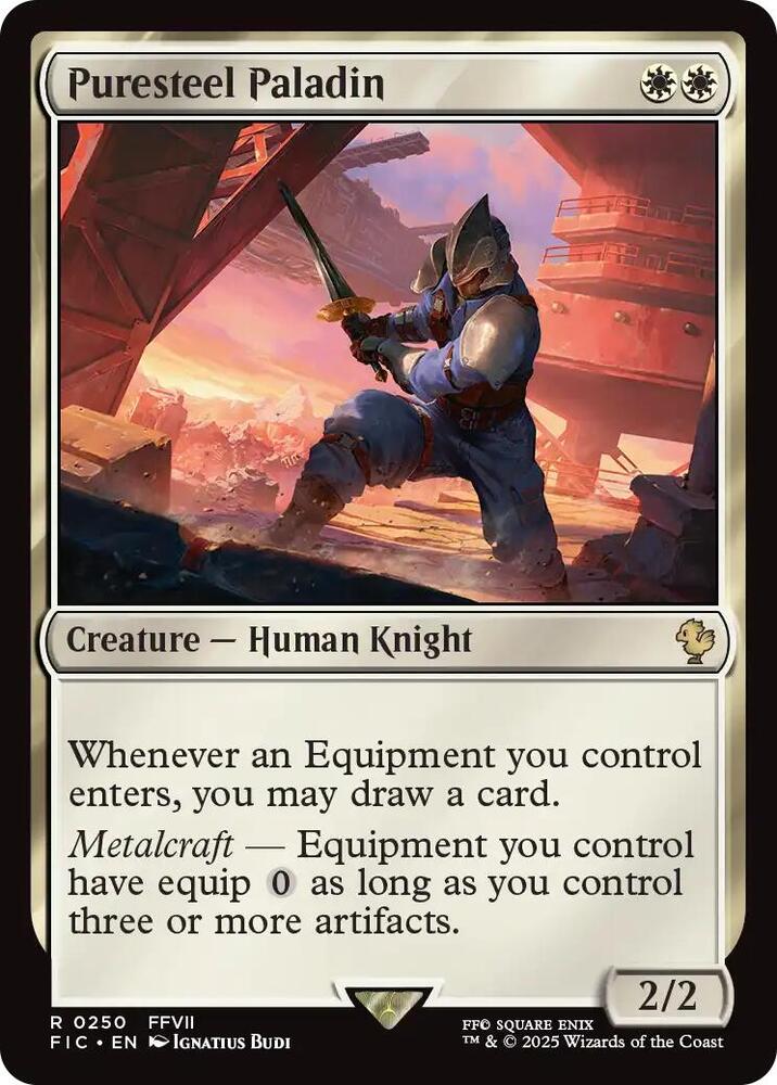 Puresteel Paladin (Surge Foil) - Commander: FINAL FANTASY - Magic