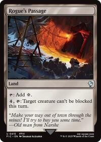 Rogue's Passage (Surge Foil) - Commander: FINAL FANTASY - Magic: The Gathering card