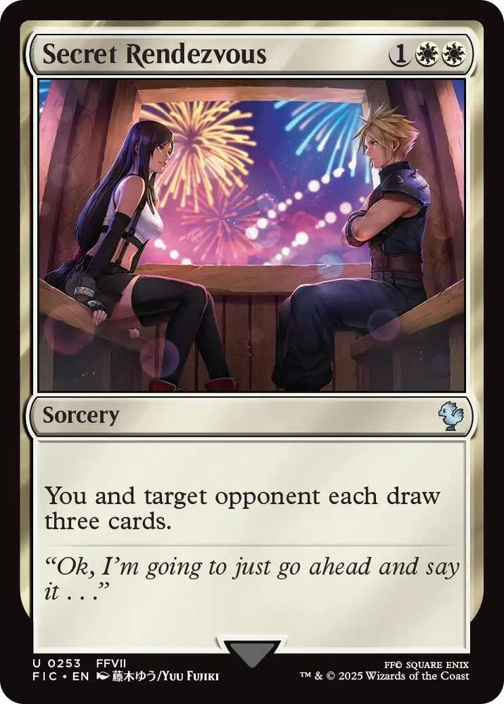 MTG 秘密のランデブー サージfoil ティファ クラウド Secret Rendezvous (0253) (Surge Foil) - Commander: FINAL
