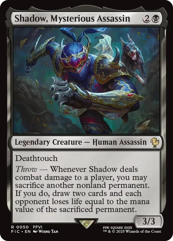 Shadow, Mysterious Assassin (Surge Foil) - Commander: FINAL