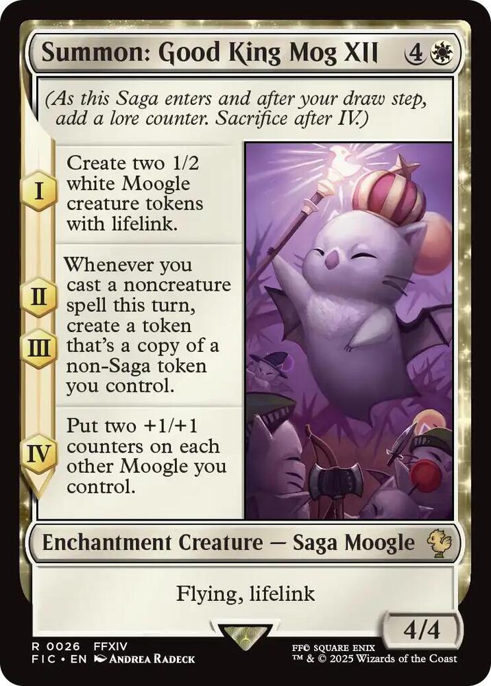Summon: Good King Mog XII (Surge Foil) - Commander: FINAL FANTASY