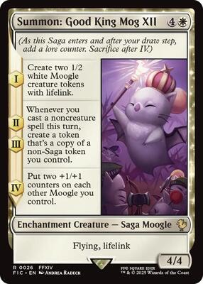 Summon: Good King Mog XII