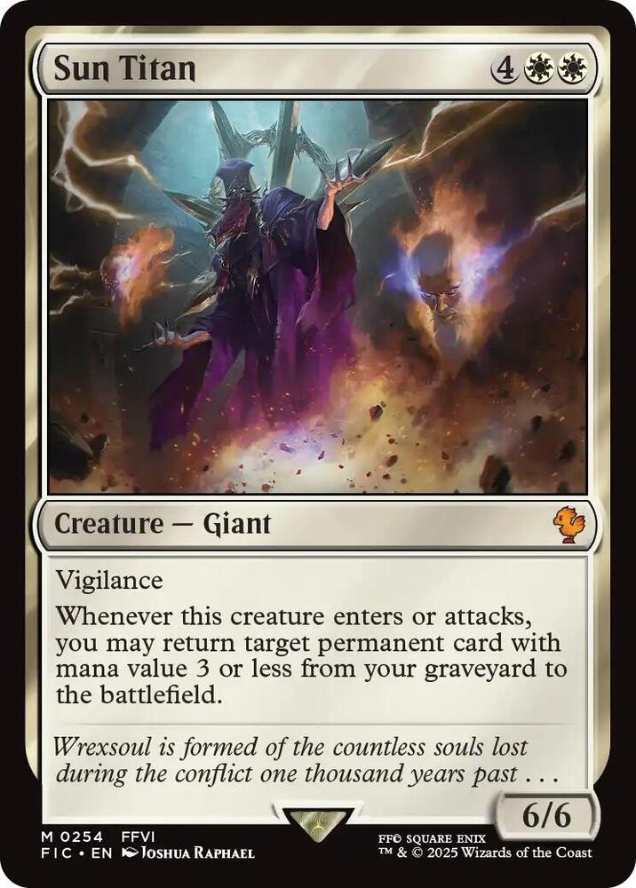 Sun Titan (Surge Foil) - Commander: FINAL FANTASY - Magic: The