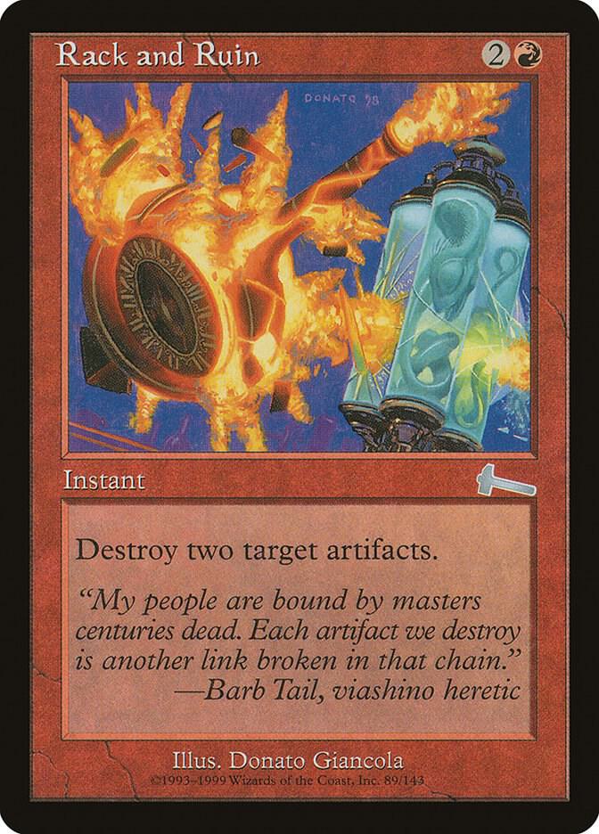 Rack and Ruin - Urza's Legacy - Magic: The Gathering - TCGplayer.com