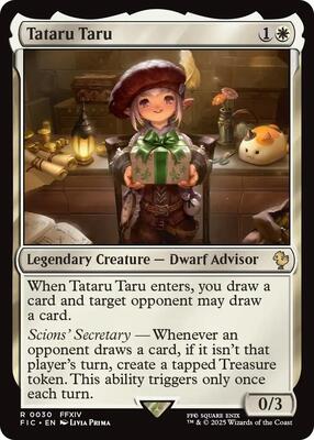 タタル・タル/Tataru Taru サージfoil mtg ff Tataru Taru (Surge Foil) - Commander: FINAL FANTASY - Magic