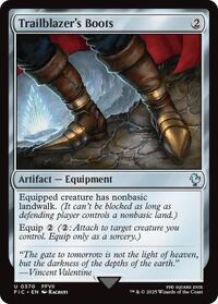 Trailblazer's Boots (Surge Foil) - Commander: FINAL FANTASY - Magic: The Gathering card