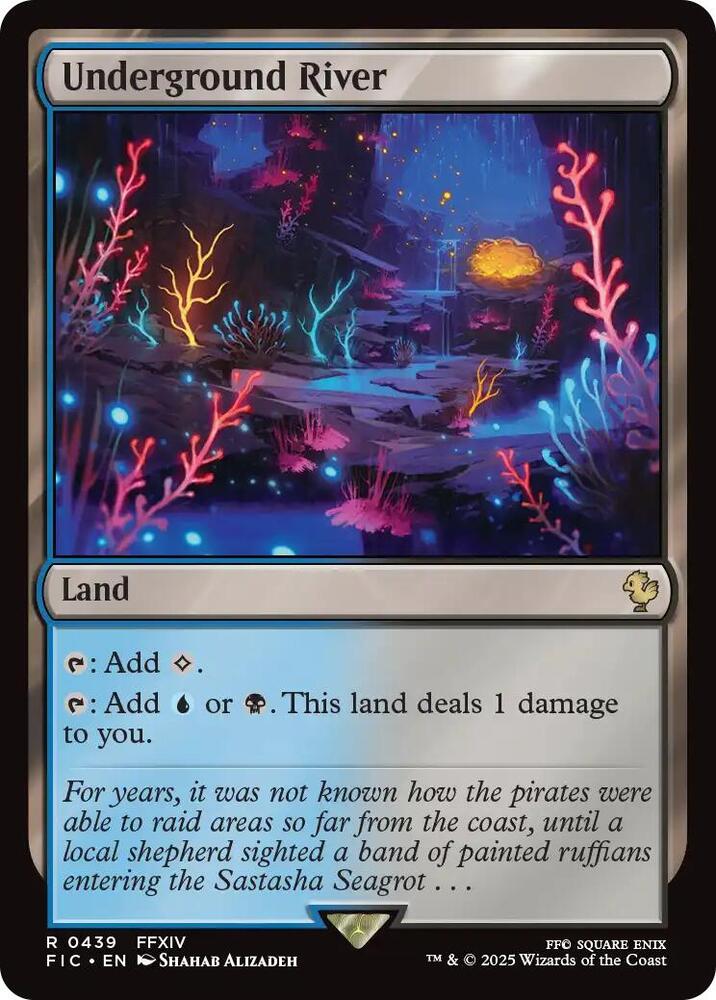 Underground River (Surge Foil) - Commander: FINAL FANTASY - Magic Underground River (Surge Foil) - Commander: FINAL FANTASY - Magic