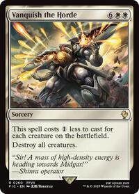 Vanquish the Horde (Surge Foil) - Commander: FINAL FANTASY - Magic: The Gathering card