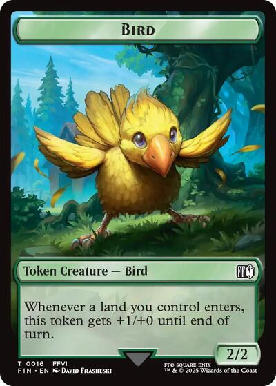 Bird 0016 Wizard 0014 Double Sided Token