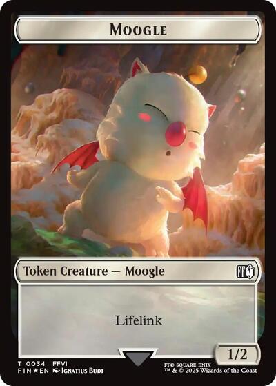 Moogle // Zombie Double-Sided Token (Surge Foil)