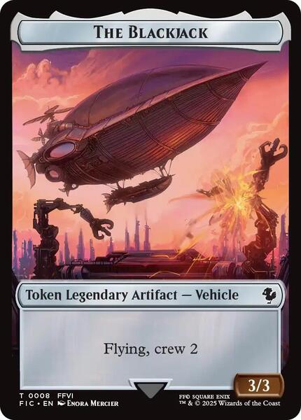The Blackjack // The Monarch Double-Sided Token (Surge Foil
