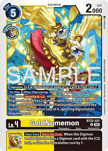 GoldNumemon - Cyber Eden - Digimon Card Game - TCGplayer.com
