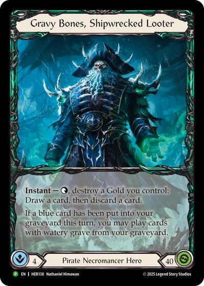 Gravy Bones, Shipwrecked Looter - HER138 Flesh and Blood: Promo Cards card price