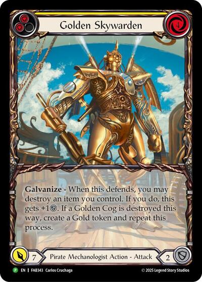 Golden Skywarden - FAB343 Flesh and Blood: Promo Cards card price