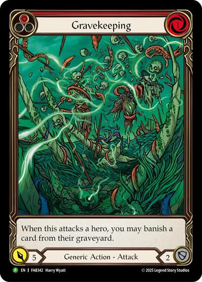 Gravekeeping (Red) - FAB342 card