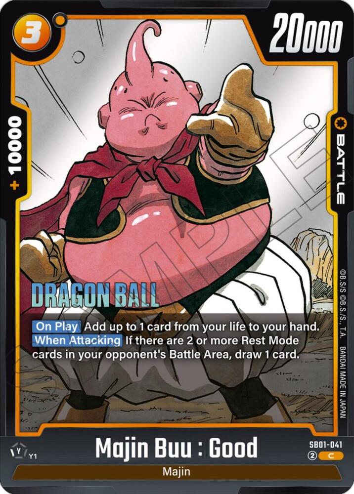Majin Buu : Good - SB01-041 - Manga Booster 01 - Dragon Ball Super