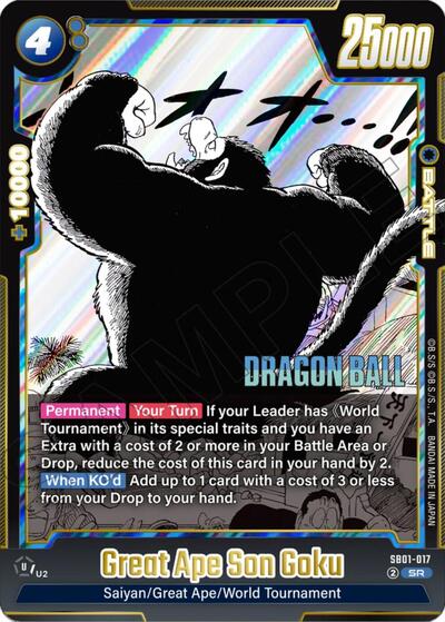 Great Ape Son Goku card