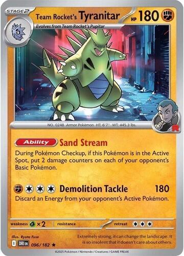 Team Rocket's Tyranitar (Non-holo)