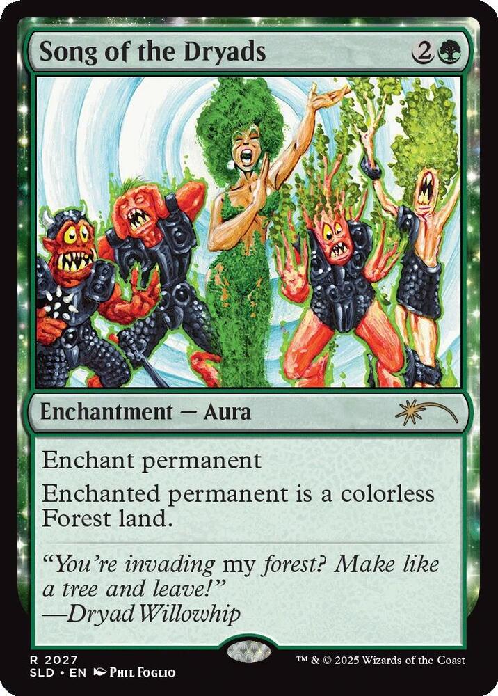 Song of the Dryads (2027) - Secret Lair Drop Series - Magic: The
