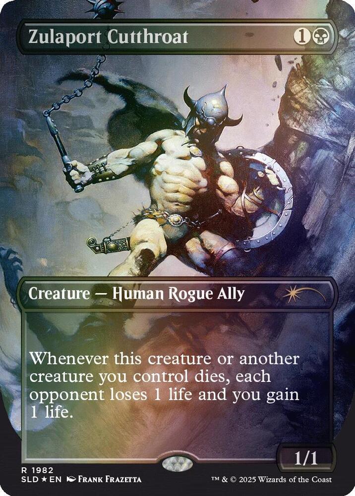 Zulaport Cutthroat (1982) (Rainbow Foil) - Secret Lair Drop Series