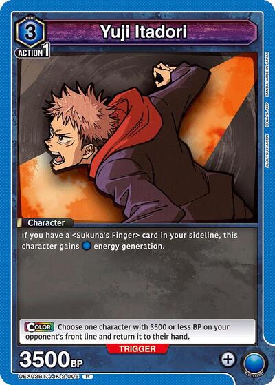 Yuji Itadori (006) UEX02BT: Jujutsu Kaisen Vol.2 Rare Union Arena card — value and price