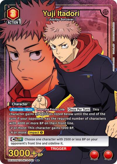 Yuji Itadori (042) (R*) card
