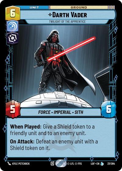 Darth Vader - Twilight of the Apprentice card